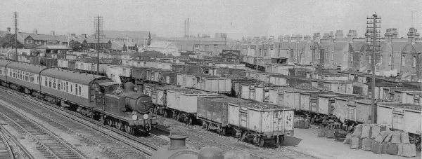 Eastbourne coal yard in 1958